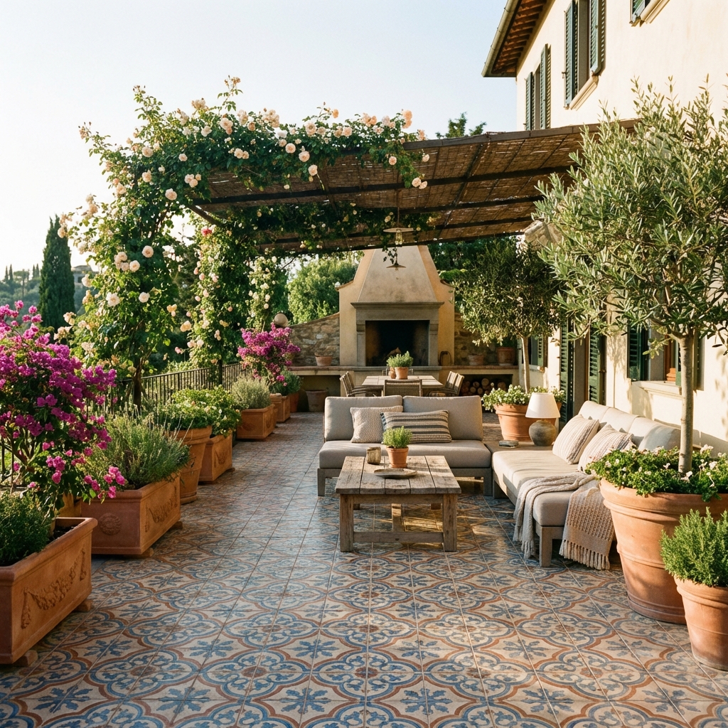 Kültéri teraszburkolás